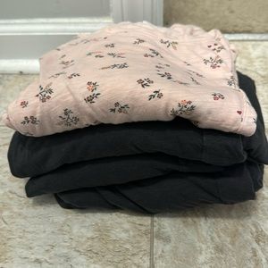 Set of four 2x Sunday sleep short sleeve nightgowns